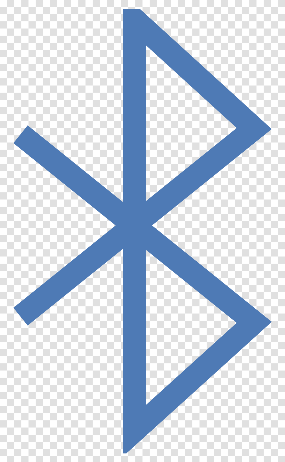 King Harald Bluetooth Image Background Bluetooth Icon, Symbol, Cross, Pattern, Logo Transparent Png