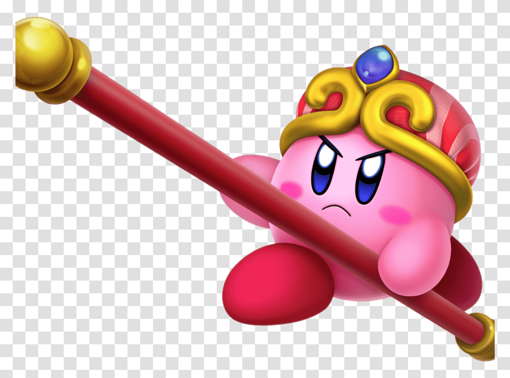 King Kirby Kirby Star Allies Staff Ability, Toy, Brush, Tool, Graphics Transparent Png