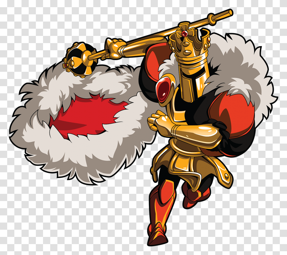 King Knight Treasure Trove Shovel Knight Key Art, Leisure Activities, Weapon Transparent Png