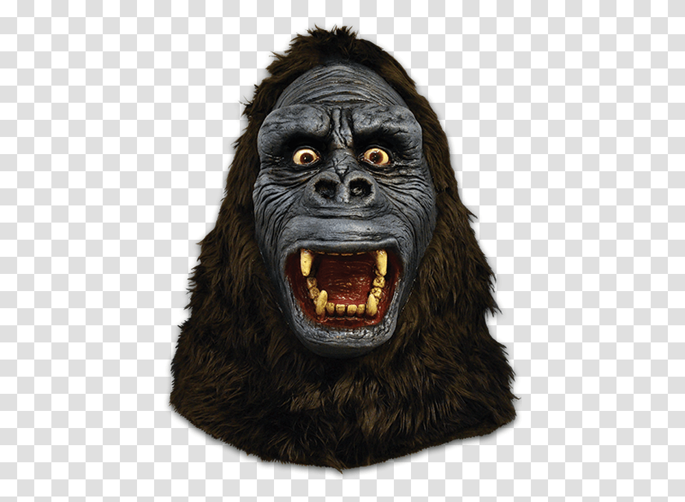 King Kong Mask, Mammal, Animal, Wildlife, Ape Transparent Png