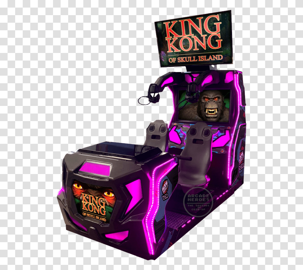 King Kong Of Skull Island, Arcade Game Machine, Helmet, Apparel Transparent Png