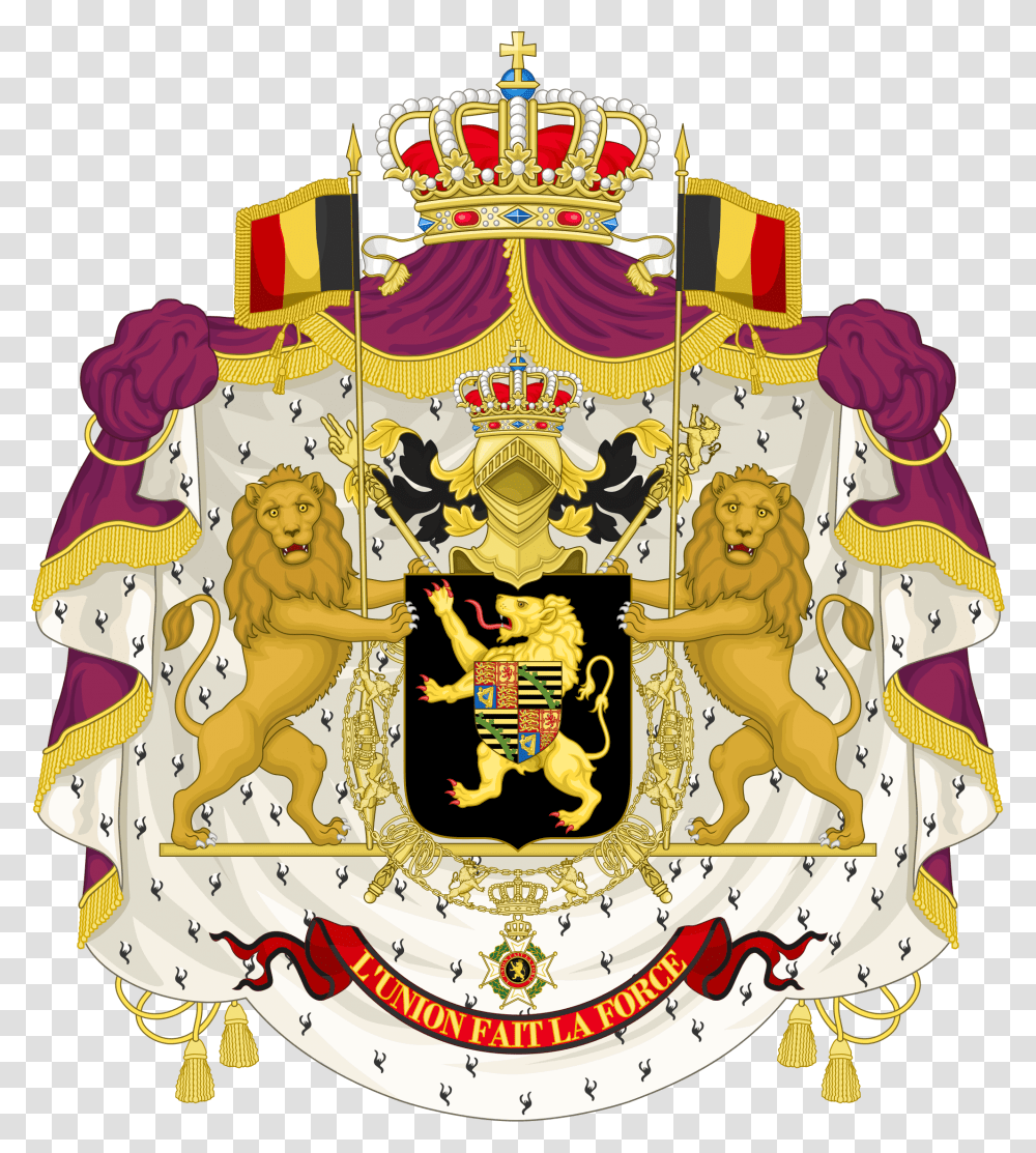 King Leopold Coat Of Arms Coat Of Arms, Logo, Emblem Transparent Png