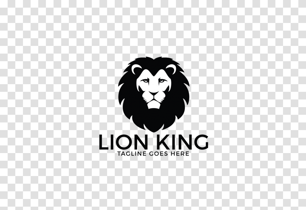 King Lion Logo Design Lion Logo, Stencil, Symbol Transparent Png