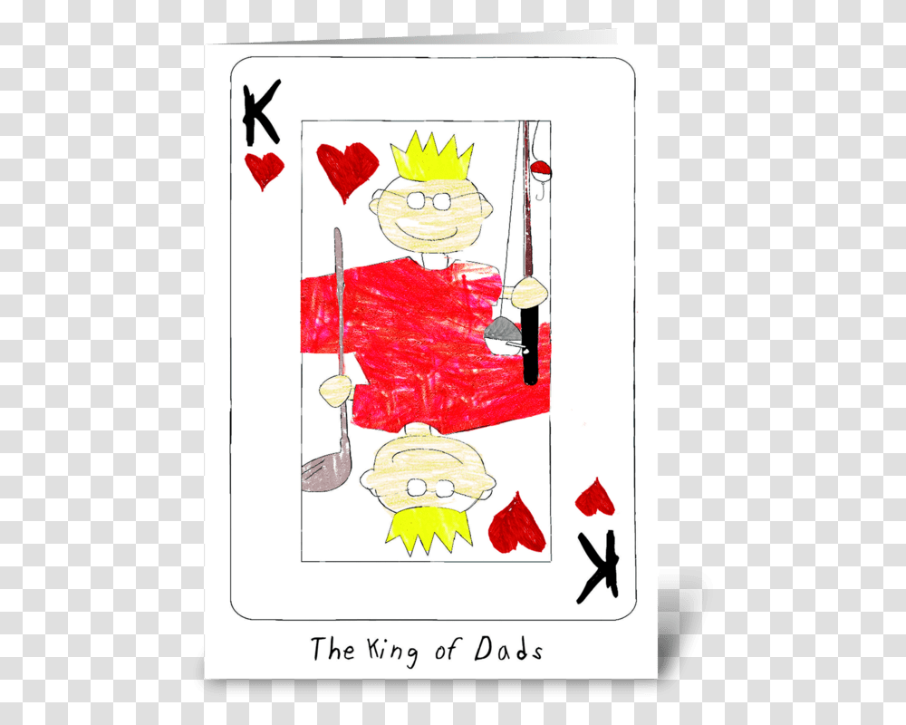 King Of Dads Greeting Card Illustration, Bird Transparent Png