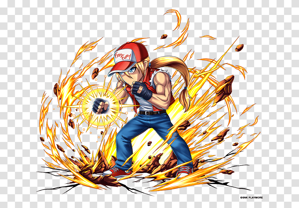 King Of Fighters Brave Frontier, Helmet, Person, Fire Transparent Png