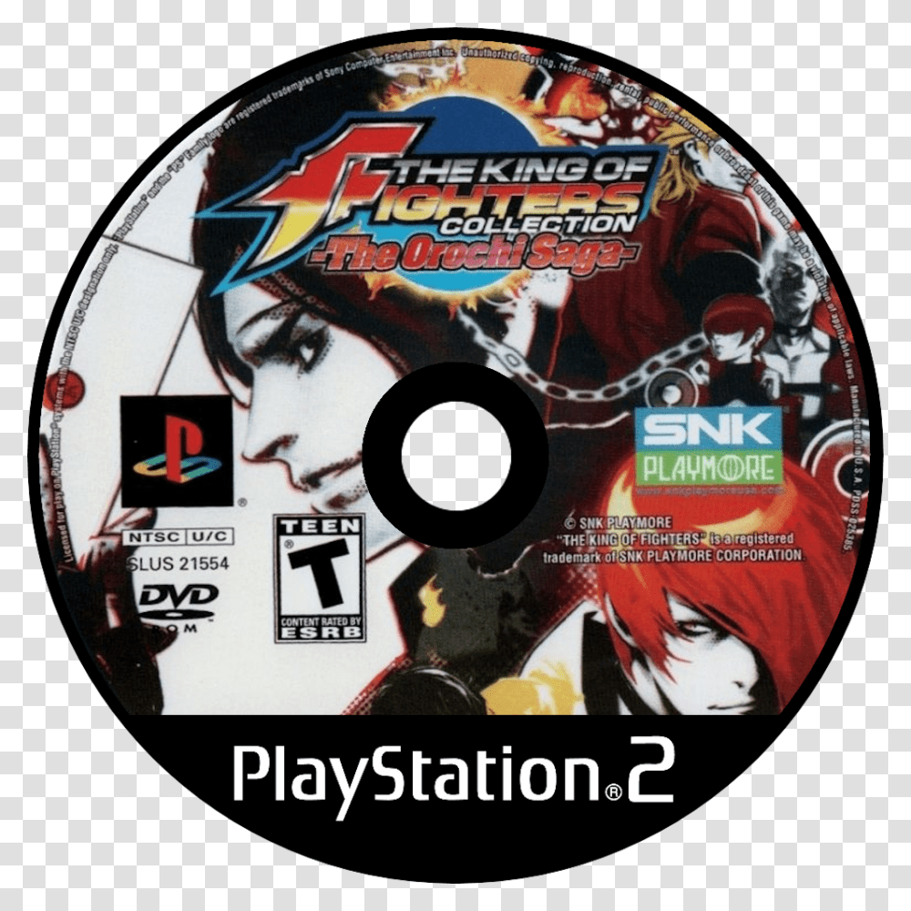 King Of Fighters Collection The Orochi Saga, Disk, Dvd, Poster, Advertisement Transparent Png
