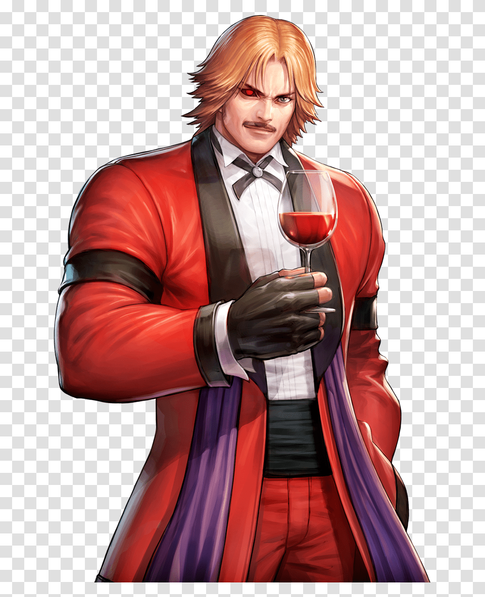 King Of Fighters Rugal Bernstein, Tie, Accessories, Performer, Person Transparent Png