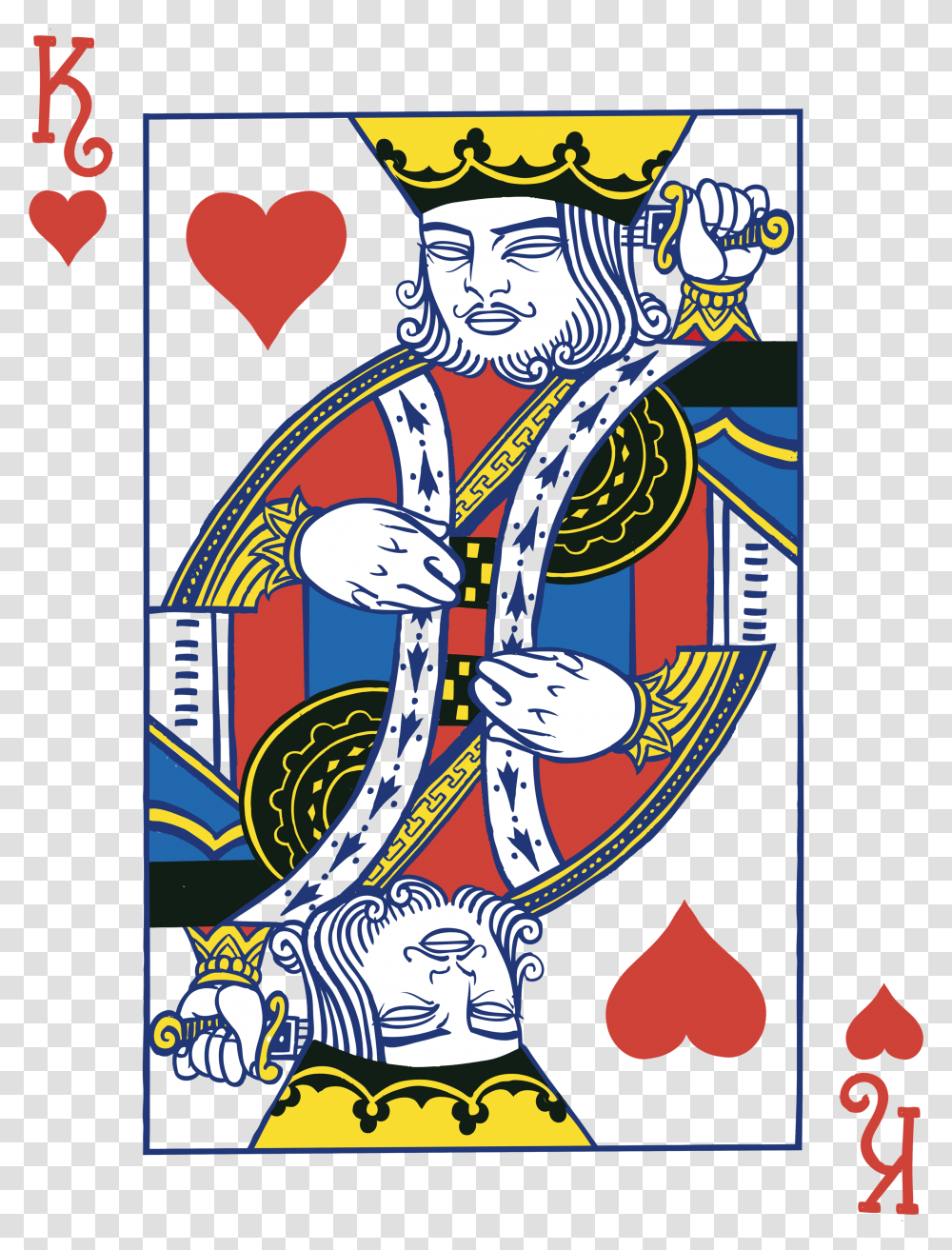 King Of Hearts Card King Of Hearts, Poster, Advertisement, Label Transparent Png