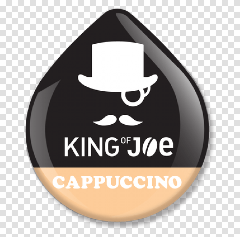 King Of Joe Cappuccino Label, Beverage, Drink Transparent Png