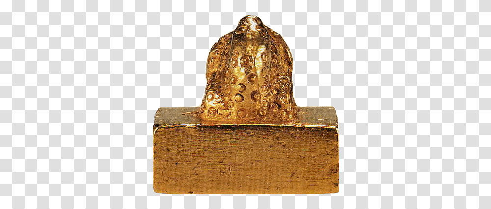 King Of Na Gold Seal Knob Front Statue, Bronze, Furniture, Throne, Tabletop Transparent Png