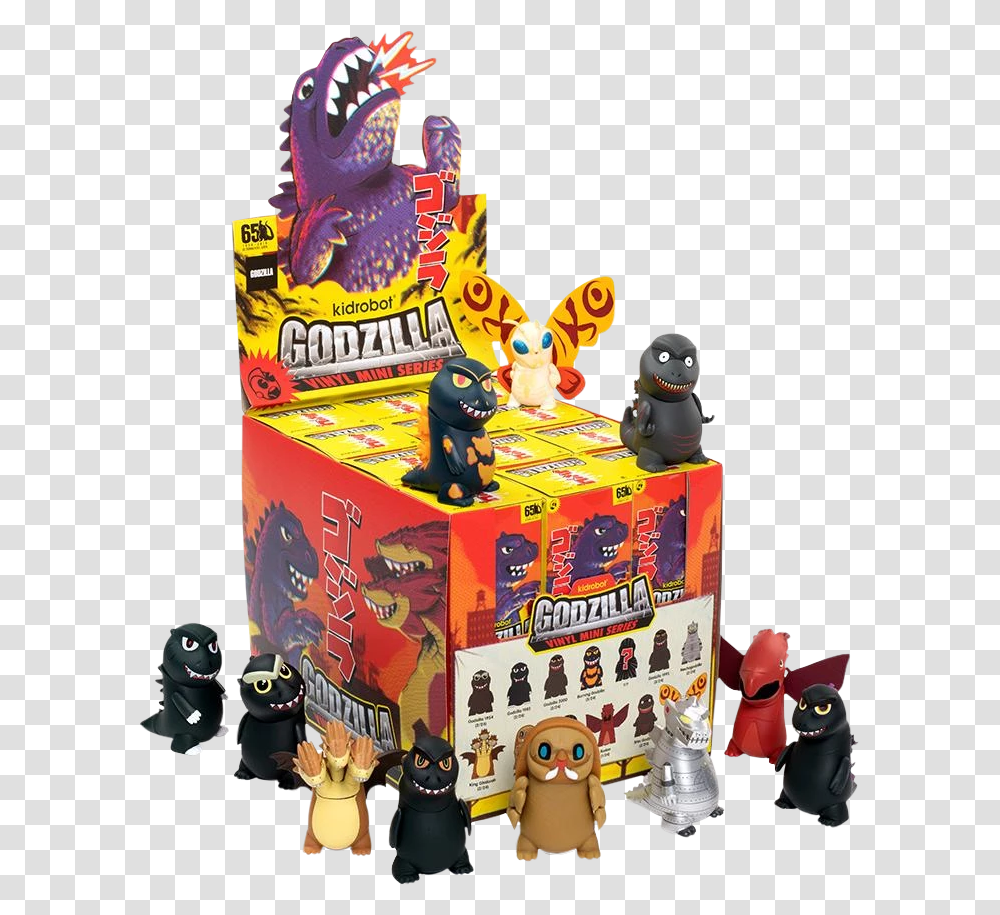 King Of The Monsters Kidrobot Godzilla, Arcade Game Machine, Toy, Kart, Vehicle Transparent Png