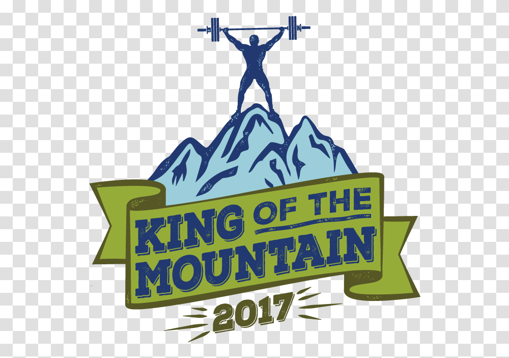 King Of The Mountain Weight Lifter, Logo, Outdoors Transparent Png