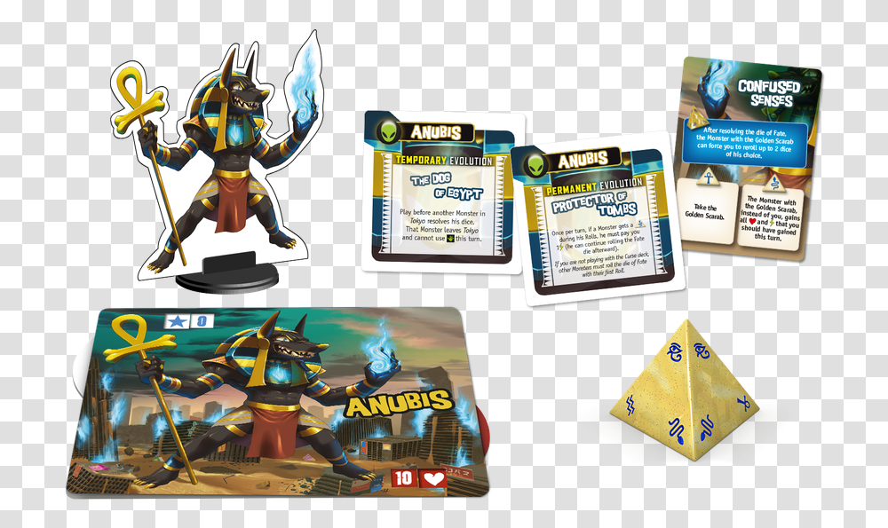 King Of Tokyo Monster Pack Anubis, Person, Human, Poster Transparent Png