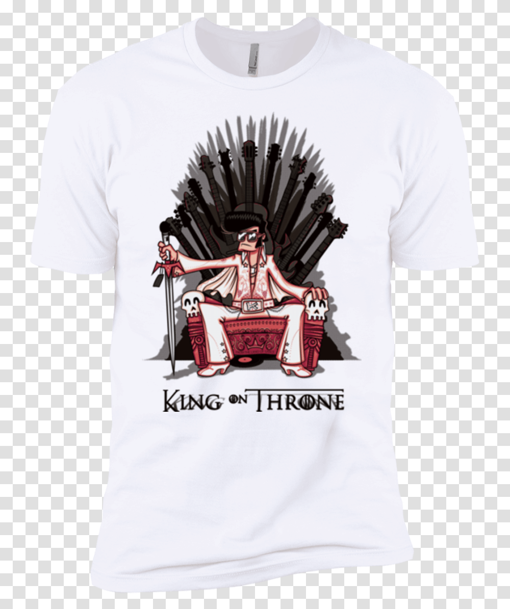 King On Throne Boys Premium T Shirt Active Shirt, Furniture, Apparel, T-Shirt Transparent Png