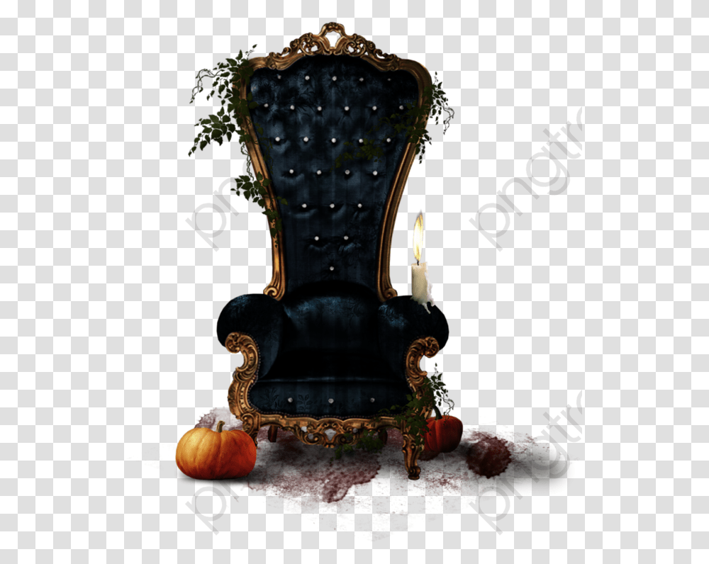 King On Throne Clipart King Chair, Furniture, Plant, Purse, Handbag Transparent Png