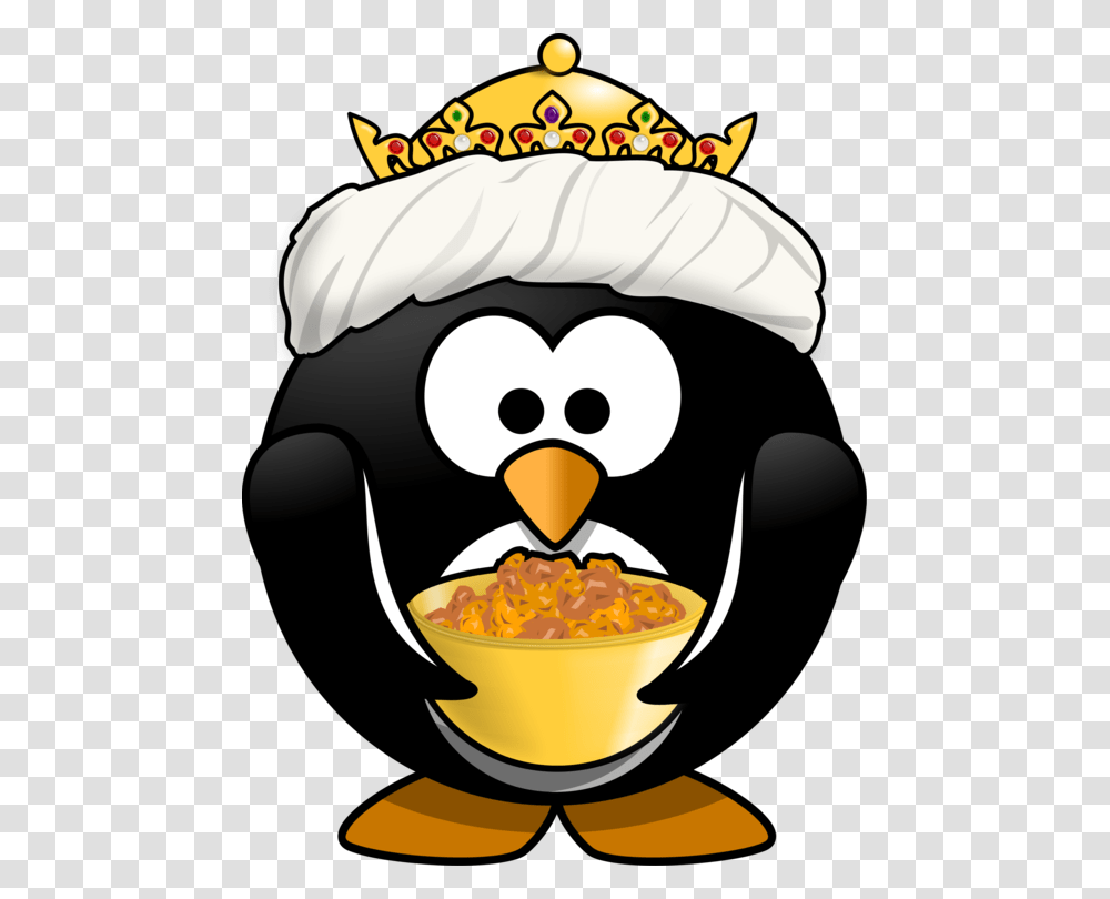 King Penguin Bird T Shirt Zazzle, Food, Eating, Animal, Pasta Transparent Png