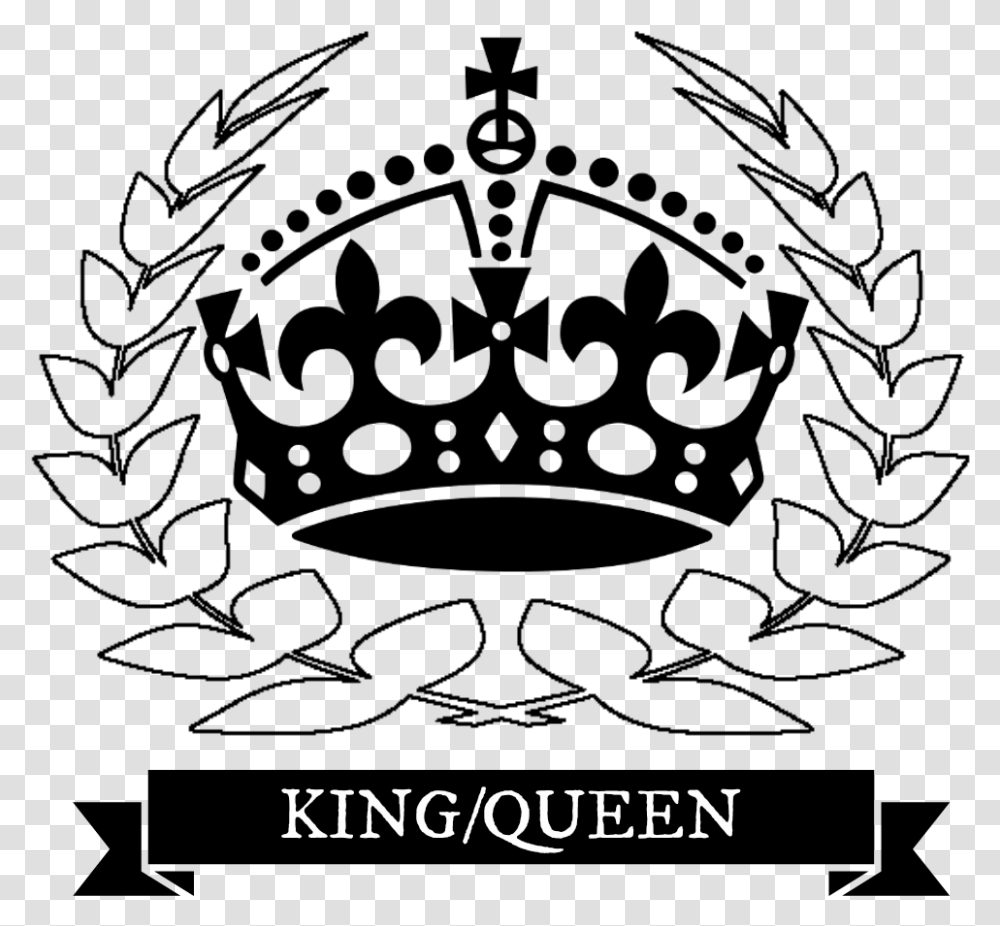 King Queen Monarchy Keep Calm Crown Icon, World Of Warcraft, Gray Transparent Png