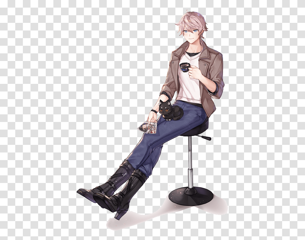 King Raid Theo New Costumes, Person, Sleeve, Footwear Transparent Png
