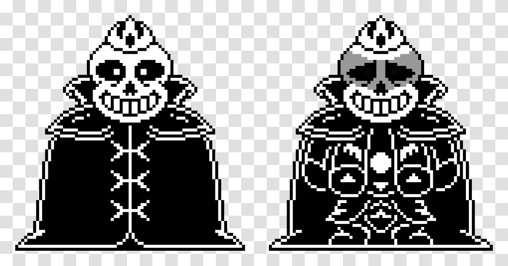 King Sans With An Updated Design And Looktoday I Noticed, Super Mario, Stencil Transparent Png