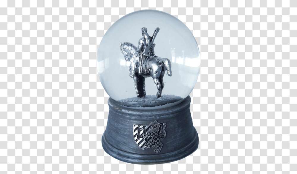 King Statue Snow Globe Statue, Sculpture, Person, Horse Transparent Png