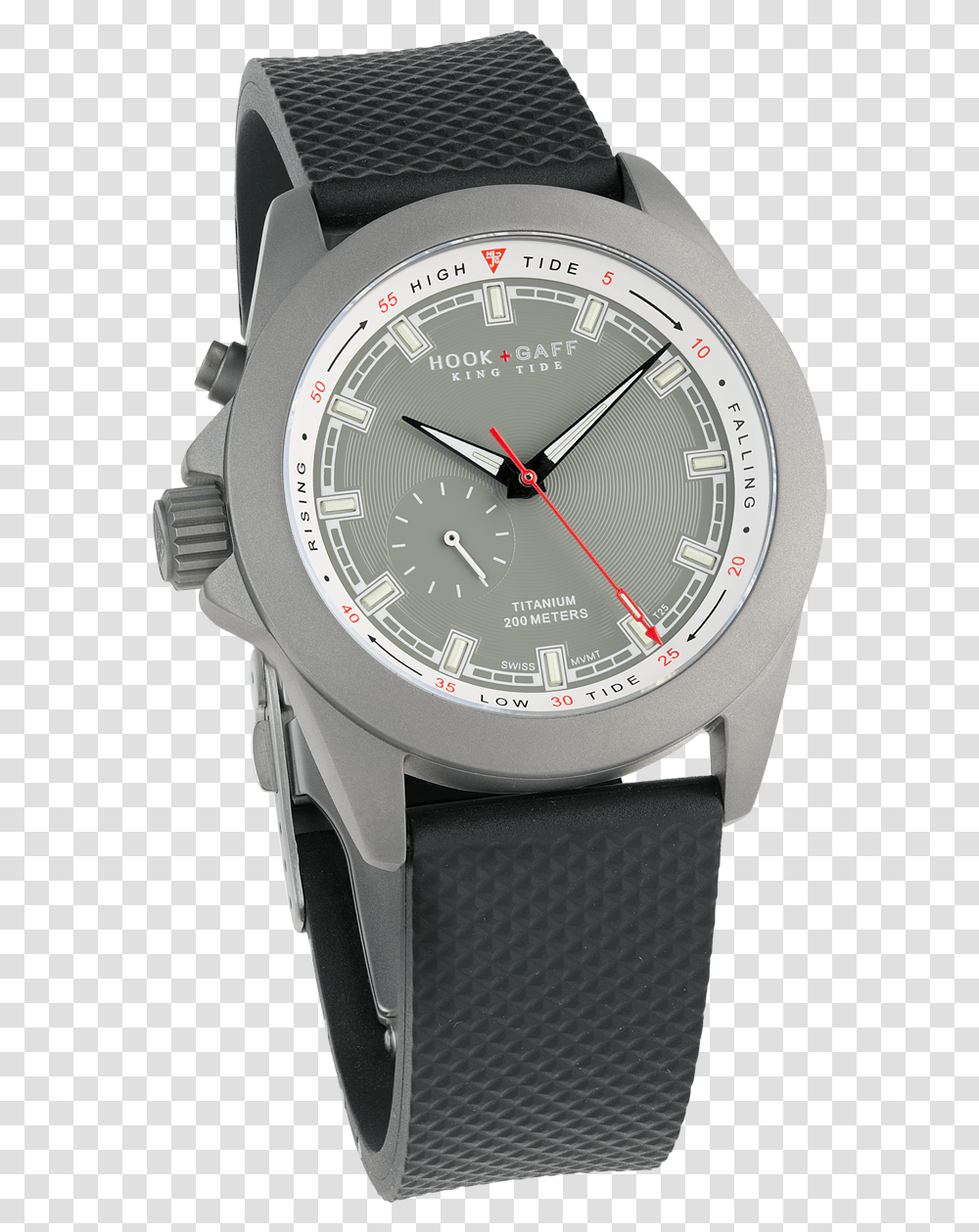 King Tide Hook And Gaff Watch, Wristwatch Transparent Png