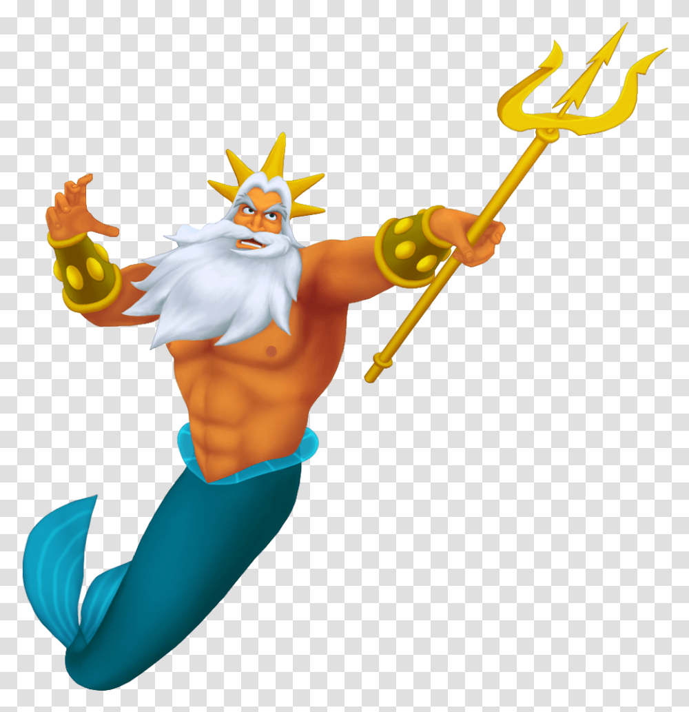 King Triton Clip Art Image Gallery Little Mermaid King Triton, Spear, Weapon, Weaponry, Trident Transparent Png