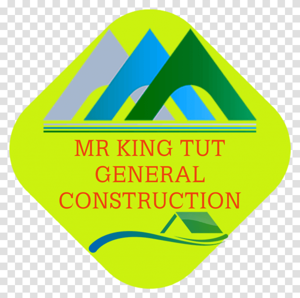 King Tut General Construction Logo Sirus Migration, Label, Light, Triangle Transparent Png