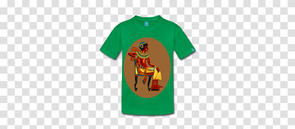 King Tut On Throne T Shirt, Apparel, T-Shirt Transparent Png