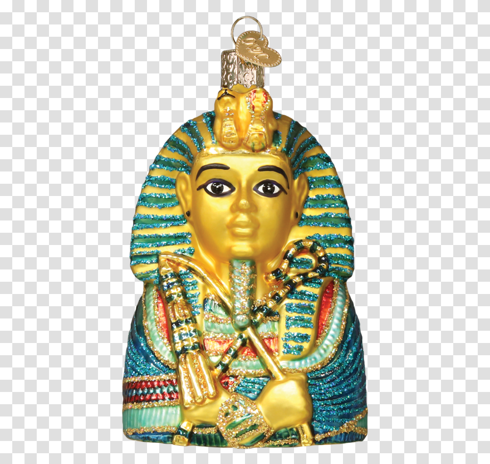 King Tut Ornament Old World Christmas On Its Ornamental Christmas Ornament, Doll, Toy, Worship, Buddha Transparent Png