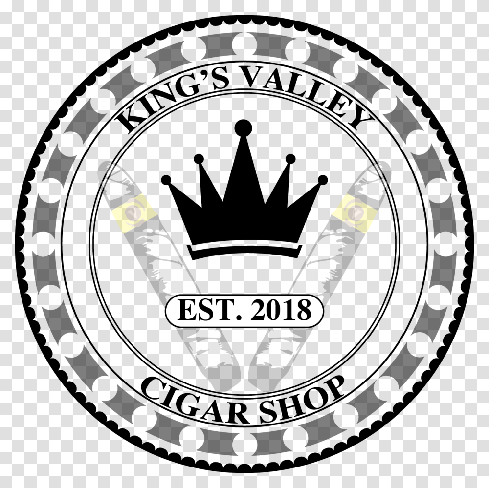 King Valley Cigar Shop Gym Barber, Logo, Trademark, Emblem Transparent Png