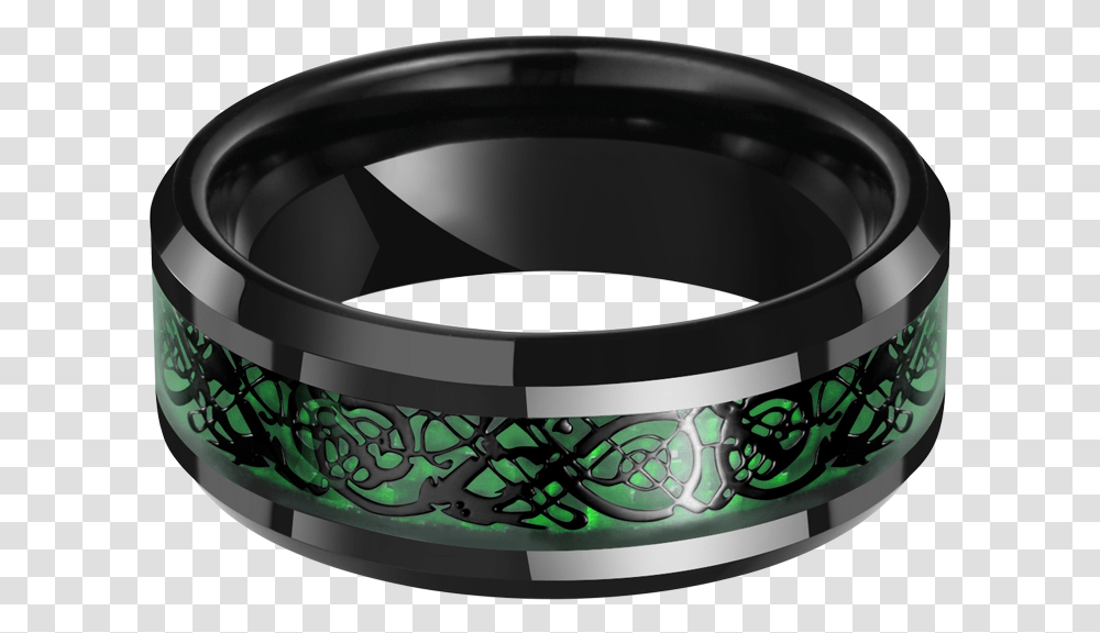 King Will Dragon Polished Ring Of Green Fibre Amp Black Ring, Accessories, Accessory, Jewelry, Bracelet Transparent Png