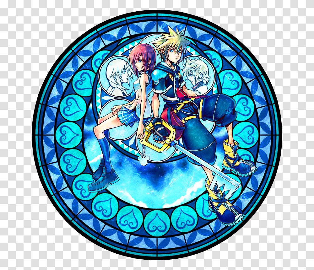Kingdom Hearts 2 Stained Glass, Painting Transparent Png