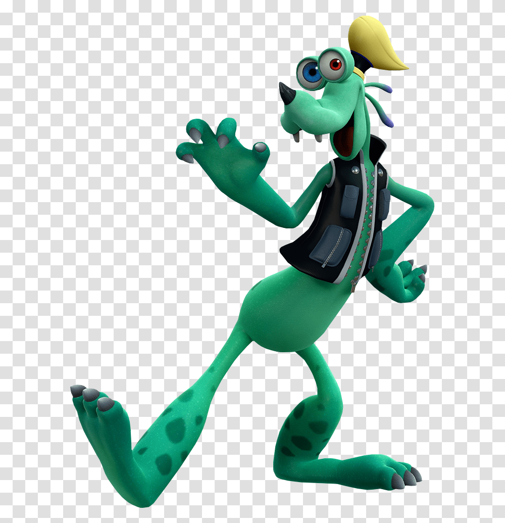 Kingdom Hearts 3 Monsters Inc Goofy Clipart Download Kingdom Hearts Iii Goofy Monster, Toy, Alien, Animal, Figurine Transparent Png