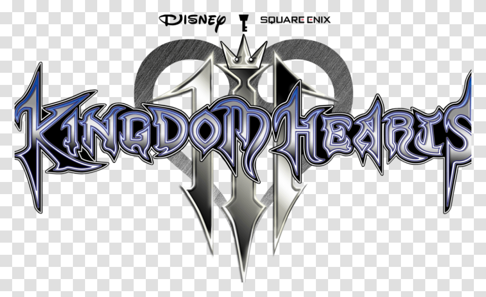 Kingdom Hearts 3 Title, Emblem, Weapon, Weaponry Transparent Png