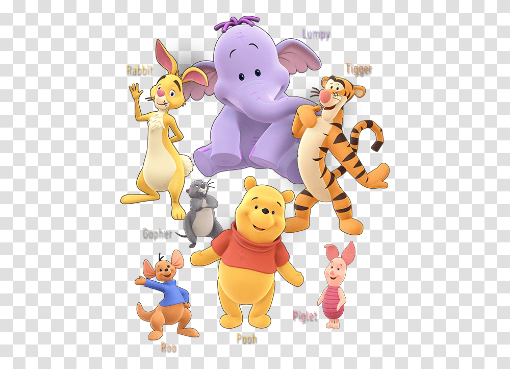 Kingdom Hearts 3 Winnie The Pooh Kingdom Hearts 3 Characters, Mammal, Animal, Text, Kangaroo Transparent Png