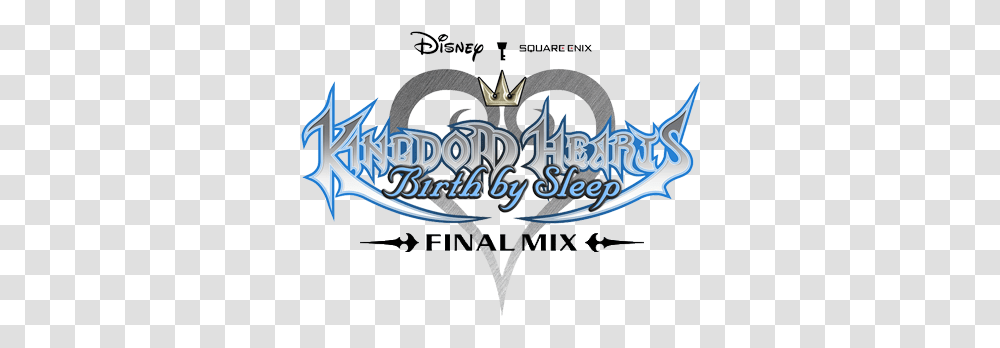 Kingdom Hearts Birth Kingdom Hearts Birth By Sleep Logo, Text, Symbol, Trademark, Emblem Transparent Png