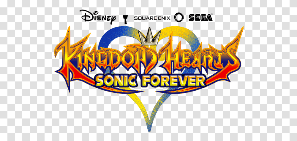 Kingdom Hearts Bwv Sonic Forever Logo Kingdom Hearts Days, Text, Symbol, Amusement Park, Word Transparent Png