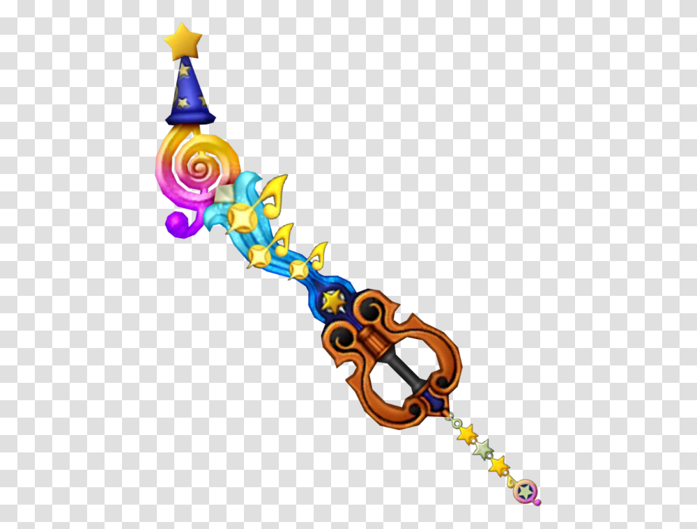Kingdom Hearts Clipart Keyblade Symphony Of Sorcery Keyblade, Weapon, Weaponry, Emblem Transparent Png