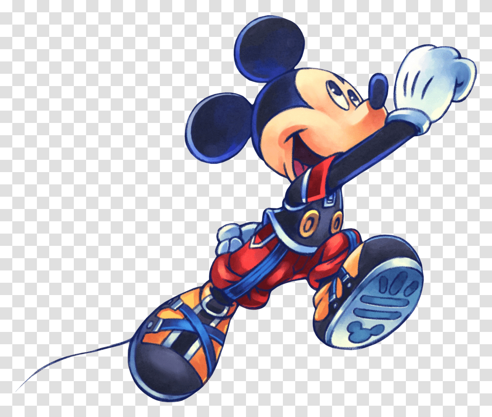 Kingdom Hearts Clipart One Free Clip Art Stock Mickey Mouse Kingdom Hearts, Toy, Robot, Sports Car, Vehicle Transparent Png