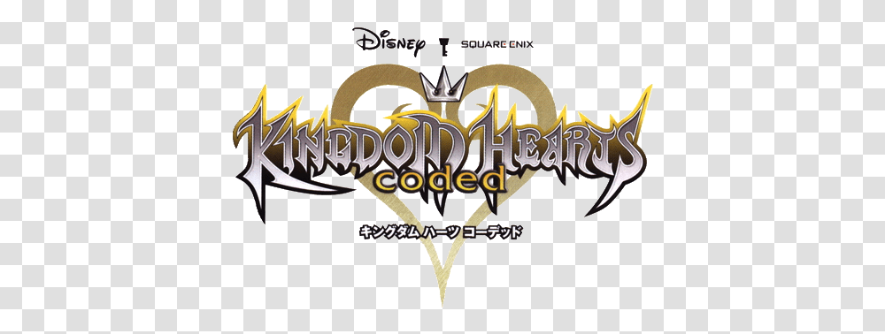 Kingdom Hearts Coded Kingdom Hearts Days, Text, Symbol, Logo, Trademark Transparent Png