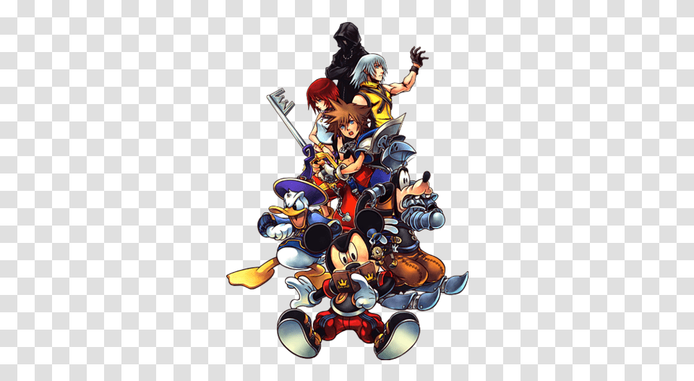 Kingdom Hearts Coded Video Game Tv Tropes Kingdom Hearts Re Coded Artwork, Person, Human, Comics, Book Transparent Png