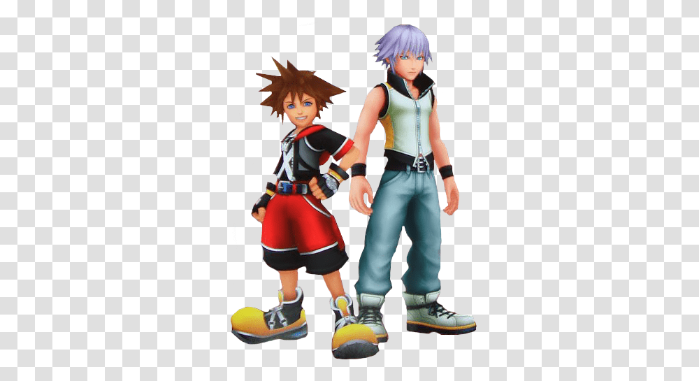 Kingdom Hearts Connect To The Heart 3d Riku No Game No Life Sora, Person, Human, Toy, Figurine Transparent Png