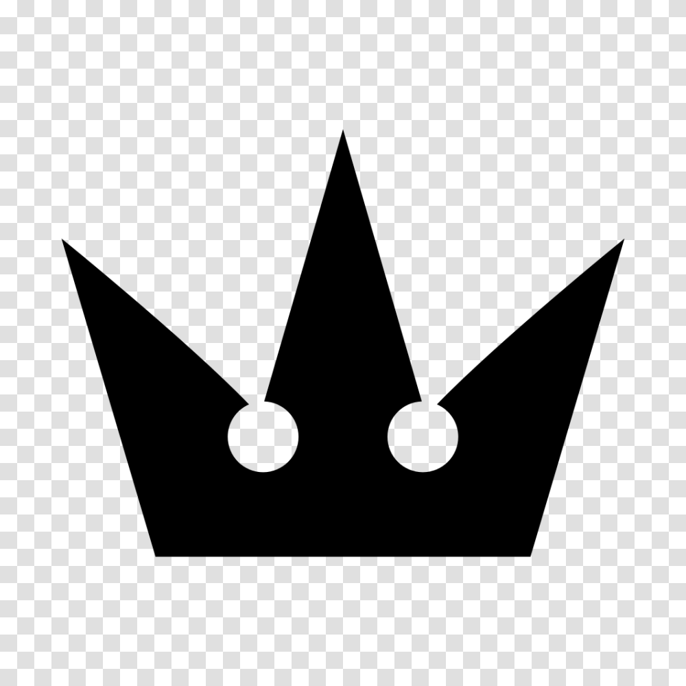 Kingdom Hearts Crown Symbol, Gray, World Of Warcraft Transparent Png