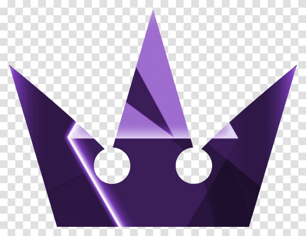 Kingdom Hearts Crown, Triangle, Purple, Lamp Transparent Png