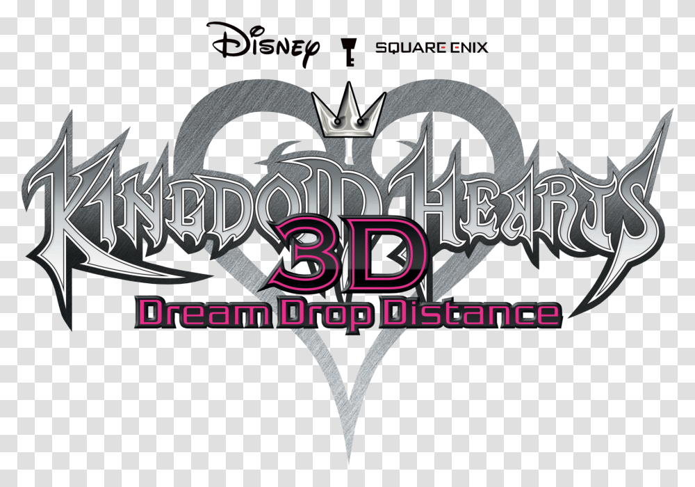 Kingdom Hearts Dream Drop Distance Logo, Emblem, Weapon Transparent Png