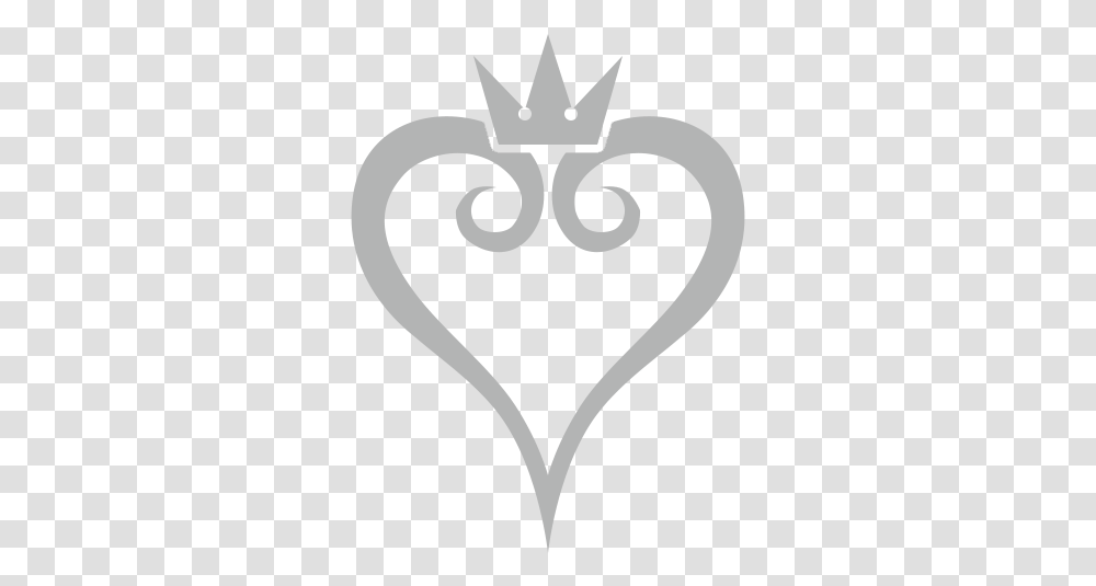 Kingdom Hearts Emblem Free Kingdom Hearts, Stencil, Rug, Symbol, Drawing Transparent Png