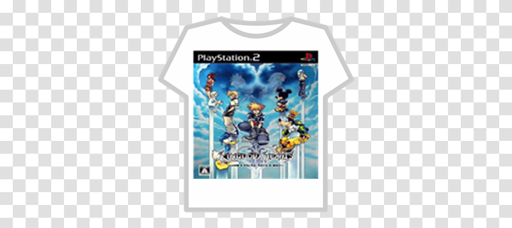 Kingdom Hearts Final Mix Game Cover Roblox Roblox Spiderman Shirt, Person, Human, Clothing, Apparel Transparent Png
