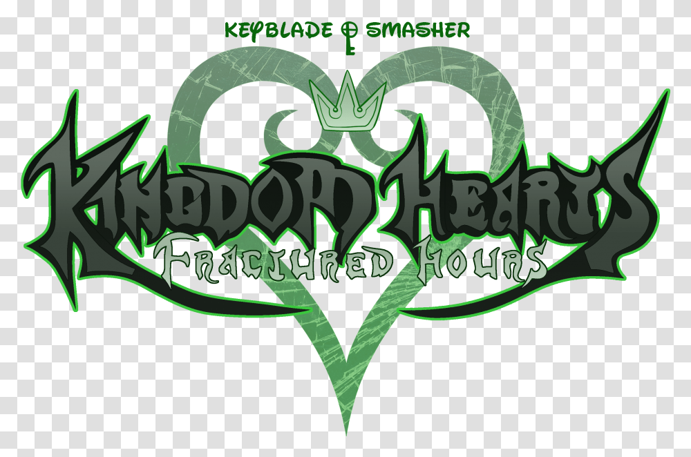 Kingdom Hearts Fractured Hours Wip Insider Kingdom Hearts Unchained X Logo, Text, Dragon, Plant, Symbol Transparent Png