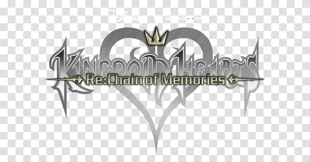 Kingdom Hearts Hd 1 Hearts Re Chain Of Memories, Symbol, Emblem, Text, Weapon Transparent Png