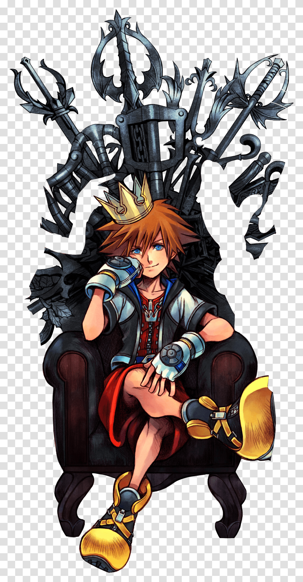 Kingdom Hearts Hd 1 Sora Kingdom Hearts King Transparent Png